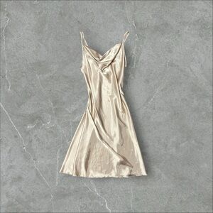 Gold Satin Slip